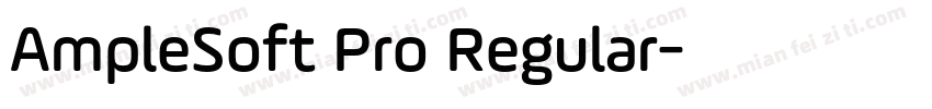 AmpleSoft Pro Regular字体转换